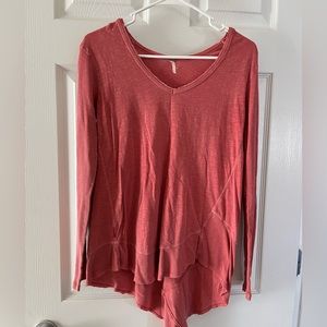 free people pink top